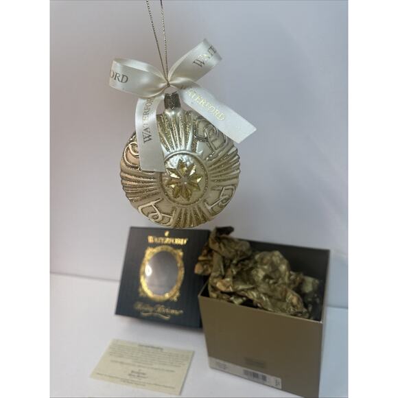 Waterford Holiday Heirlooms Millennium Celtic Cross Ornament 2000/2001 Nostalgic - Picture 3 of 10